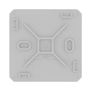 Коробка ответвительная DKC 53770 с 8+2 кабельными вводами 20/20 мм IP55 70*70*40 мм