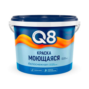 Краска Formula Q8 акриловая моющаяся 4.5 кг