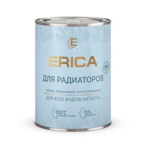 Эмаль для радиаторов Erica белая 0.8 кг