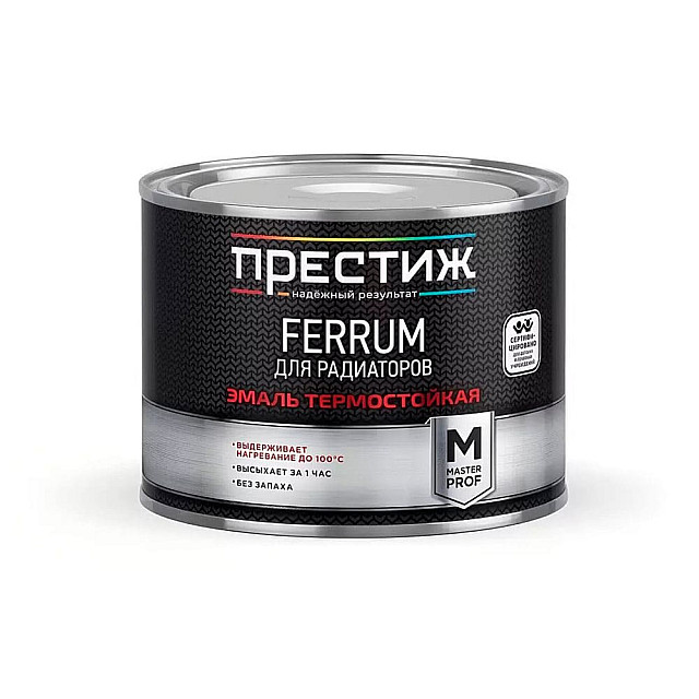 Эмаль для радиаторов Престиж M Ferrum белая 0.4 кг