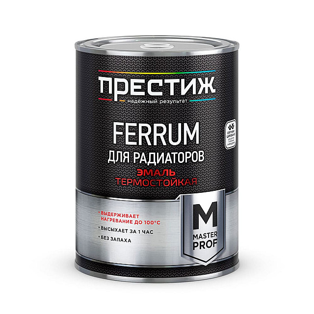 Эмаль для радиаторов Престиж М Ferrum белая 0.9 кг