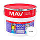 Эмаль MAV Ecol ПФ-115 по металлу и древесине белая глянцевая 10 л