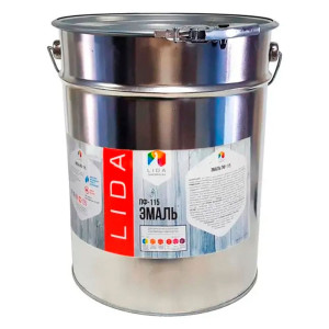 Эмаль  Lida ПФ-115 синяя 45 л