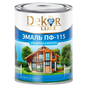 Эмаль Dekor Gold ПФ-115 синяя 1.8 кг