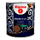 Эмаль Alpina по ржавчине 3 в 1 RAL8011 темно-коричневая 2.5 л