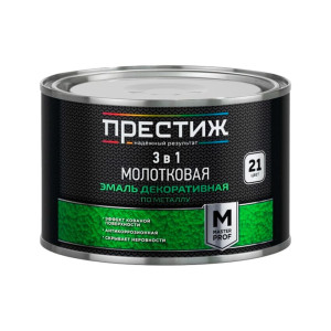 Эмаль Престиж М молотковая темно-коричневая 0.4 л