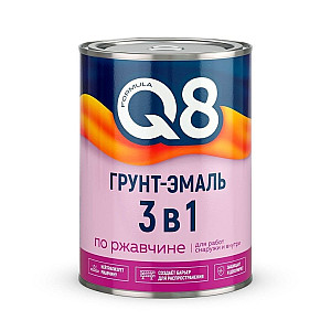 Грунт-эмаль Formula Q8 3 в 1 голубая 0.8 кг