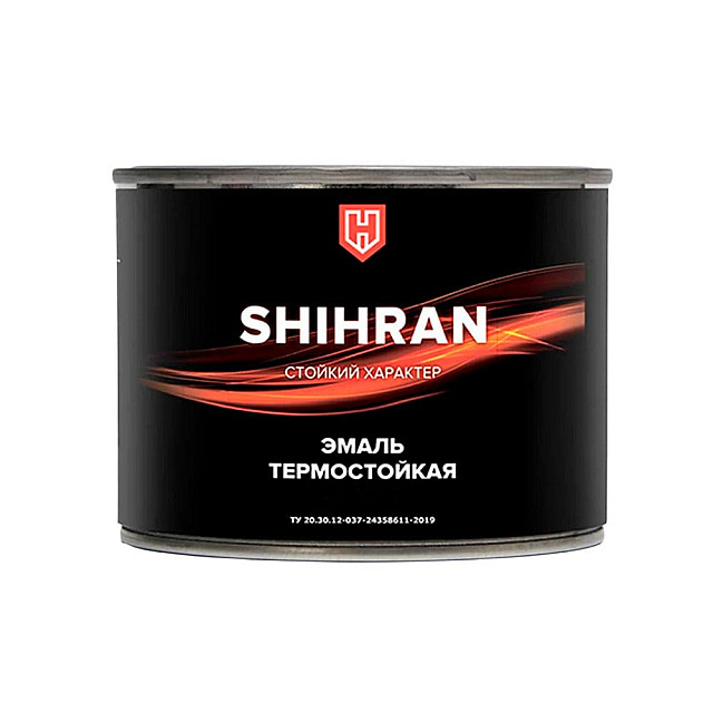 Эмаль термостойкая Shihran до 700°С серебристо-серый 0.4 кг