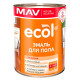 Эмаль для пола MAV Ecol ПФ-266 светло-коричневая глянцевая 1 л