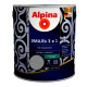 Эмаль Alpina по ржавчине 3 в 1 RAL9023 серебристая 2.5 л