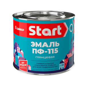 Эмаль Start ПФ-115 ярко-зеленая 1.8 кг