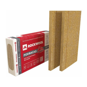 Плита теплоизоляционная Rockwool Рокфасад 50*600*1000 мм