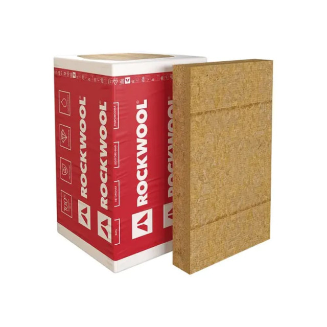 Теплоизоляция Rockwool Фасад Баттс Оптима 50*600*1000 мм 3.6 м.кв