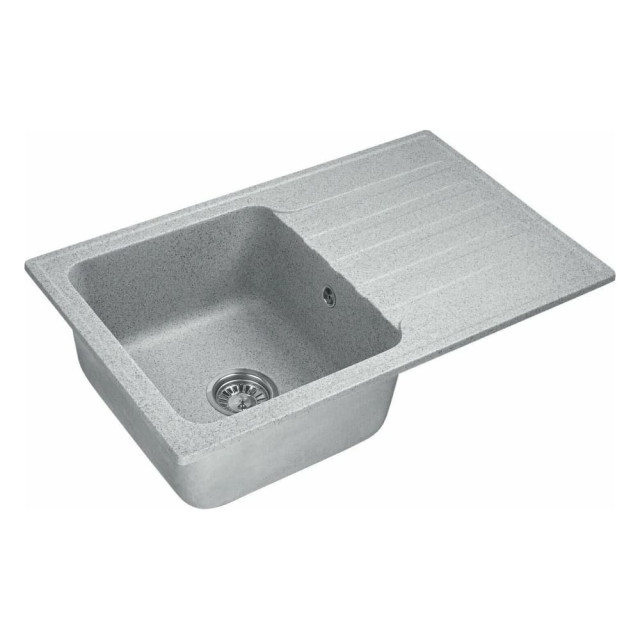 Мойка кухонная AV Engineering AV770490AGRA Art серый из искусственного камня 770*475 мм