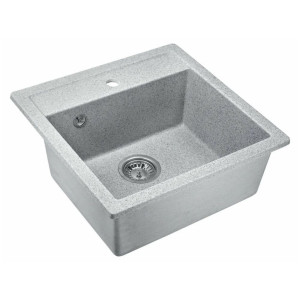 Мойка кухонная AV Engineering AV505515SGRA Star серый из искусственного камня 510*505 мм
