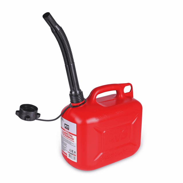 Канистра топливная AVS TPK-5 A78361S пластиковая красная 5 л