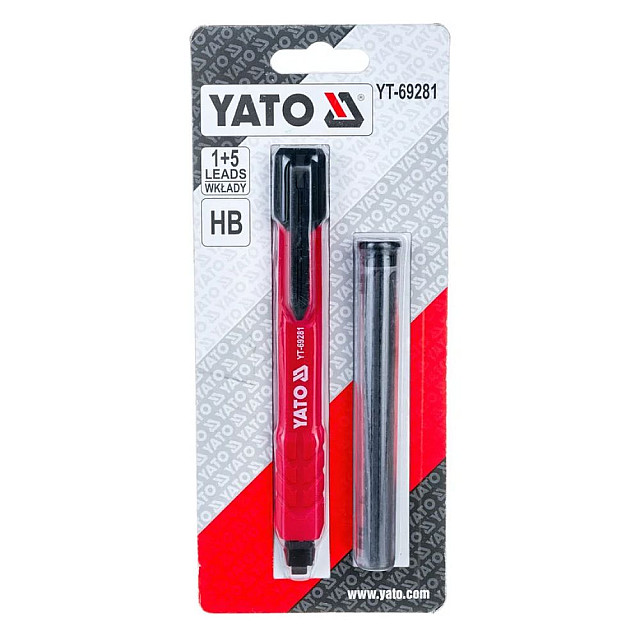 Карандаш автоматический Yato YT-69281 столярный c 5 стержнями
