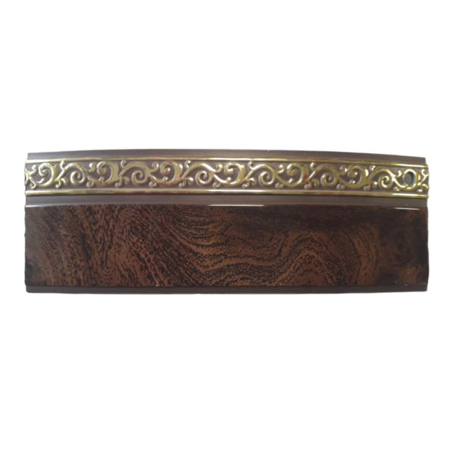 Декоративная лента Delfa СЛ-014Л орех с узором 50 мм