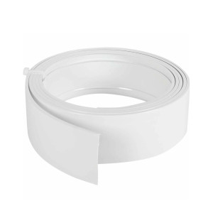 Декоративная лента Delfa СЛ-730Л белый глянец 70 мм