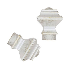 Наконечник Delfa Бостон СН-25-017-33 белое золото 2 шт