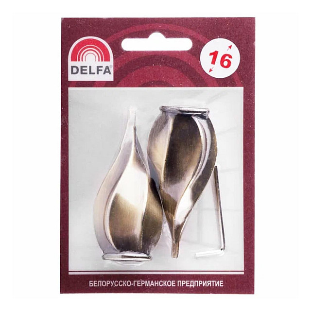 Наконечник Delfa Витро СН-16-130-24 золото антик 2 шт