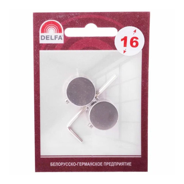Наконечник Delfa Корсо СН-16-299-29 хром матовый 2 шт