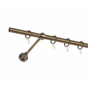 Карниз металлический Delfa СМ-2401/160/1Р золото антик 1.6 м