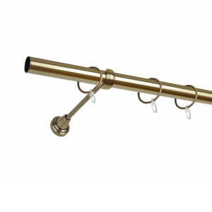 Карниз металлический Delfa СМ-2401/300/1Р золото антик 3 м