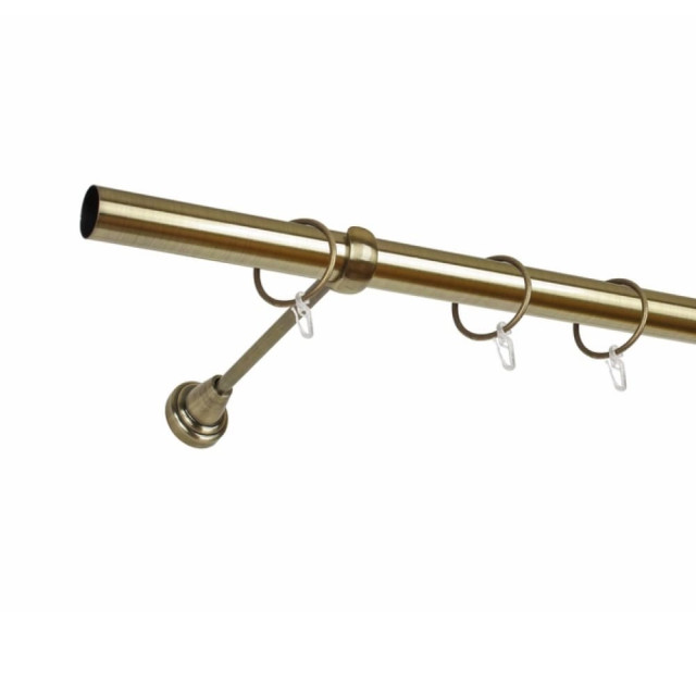 Карниз металлический Delfa СМ-2401/300/1Р золото антик 3 м