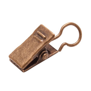 Зажим металлический к карнизу Ас Форос антик 10 шт