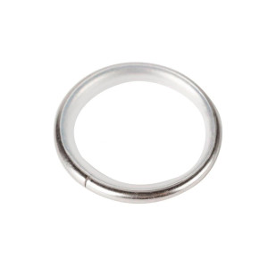 Кольцо металлическое к карнизу Ас Форос бесшумное сатин 25 мм 10 шт