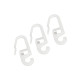 Крючок Delfa СФ16.5.01.00.020 белый 20 шт