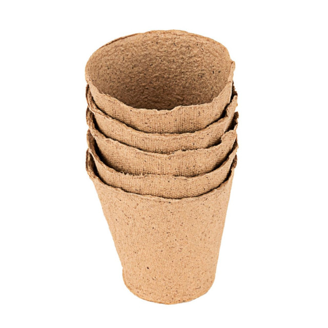 Горшочек для рассады Russia 64364 торфяной 80*80 мм 5 шт