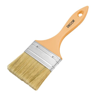 Кисть плоская Decor Суббота 75*14 мм смешанный ворс пластиковая ручка