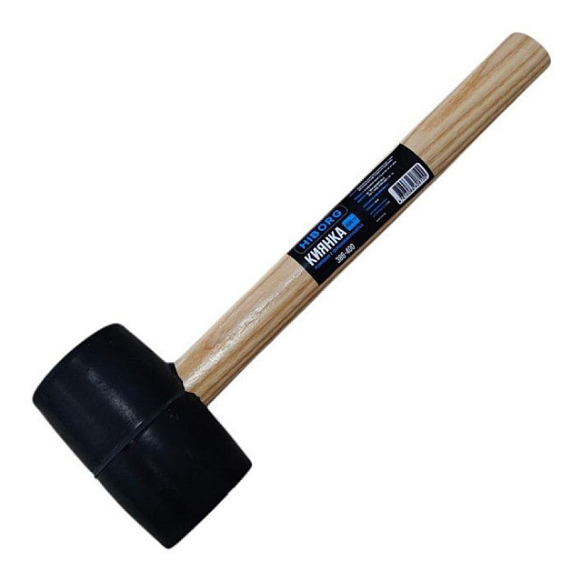 Киянка резиновая Hiborg Y-386-290 деревянная рукоятка 290 г