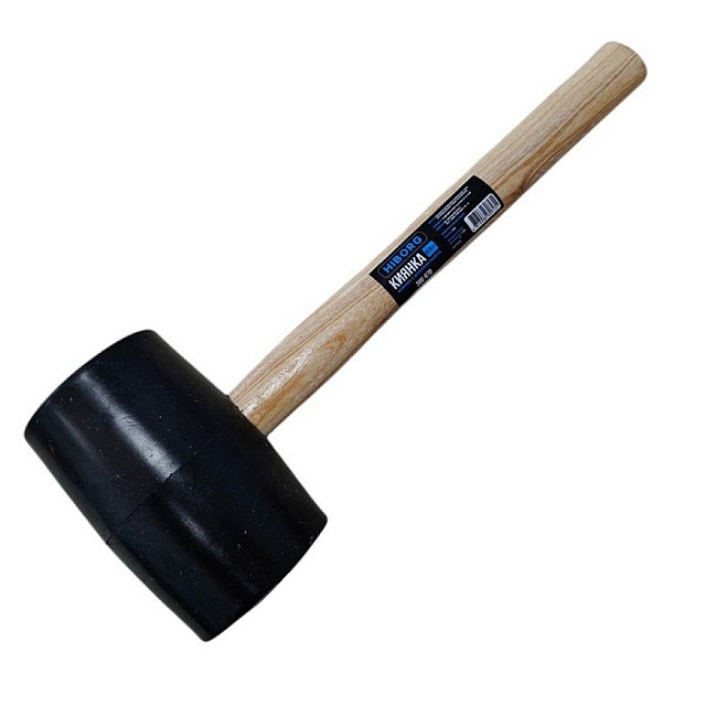 Киянка резиновая Hiborg Y-386-740 деревянная рукоятка 740 г