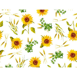 Клеенка столовая Perfecto Linea Deco 11-165189 нетканая основа с ПВХ покрытием 130 см