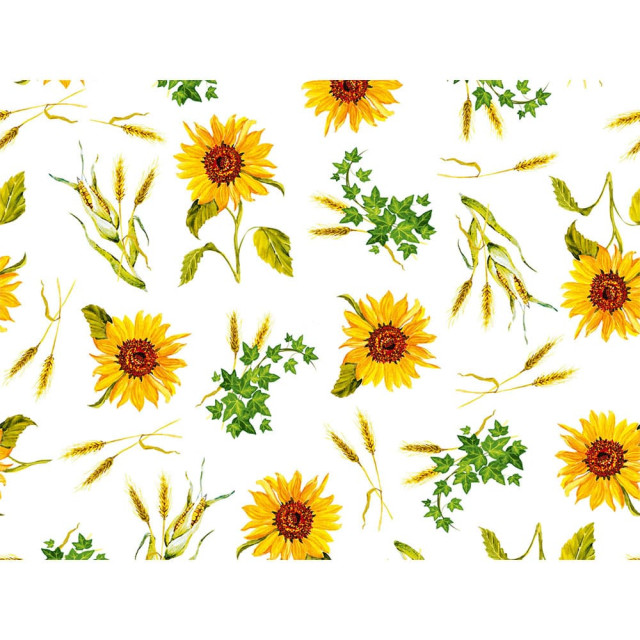 Клеенка столовая Perfecto Linea Deco 11-165189 нетканая основа с ПВХ покрытием 130 см