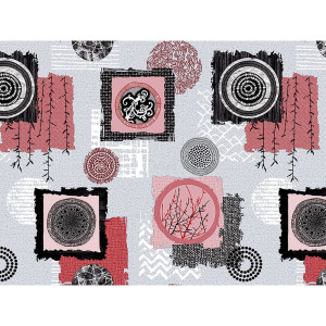 Клеенка столовая Perfecto Linea Deco 11-165185 нетканая основа с ПВХ покрытием 130 см