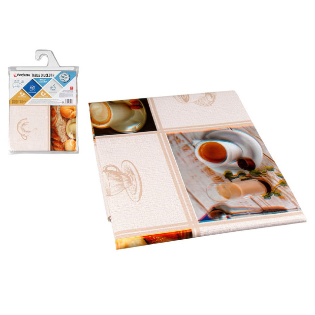 Клеенка столовая Perfecto Linea Deco 11-165295 нетканая основа с ПВХ покрытием 140*110 см