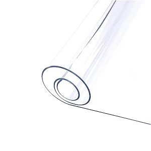 Клеенка столовая без основы PVC Cristal 0.8 мм 100 см