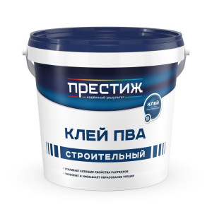 Клей ПВА Престиж строительный ведро 0.9 кг