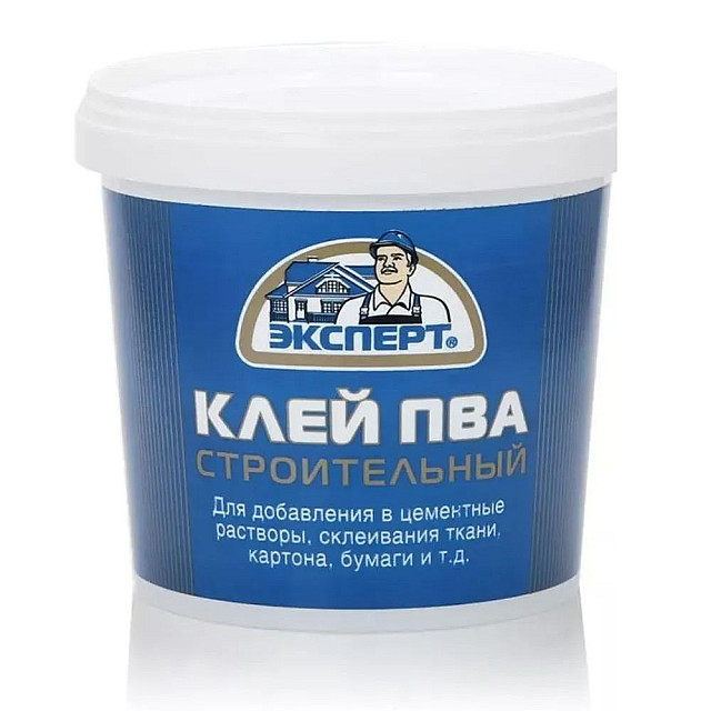 Клей ПВА Эксперт строительный -30С 0.9 кг