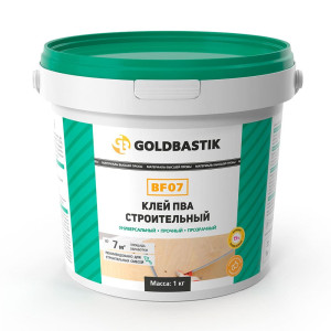 Клей ПВА строительный Goldbastik BF 07 1 кг