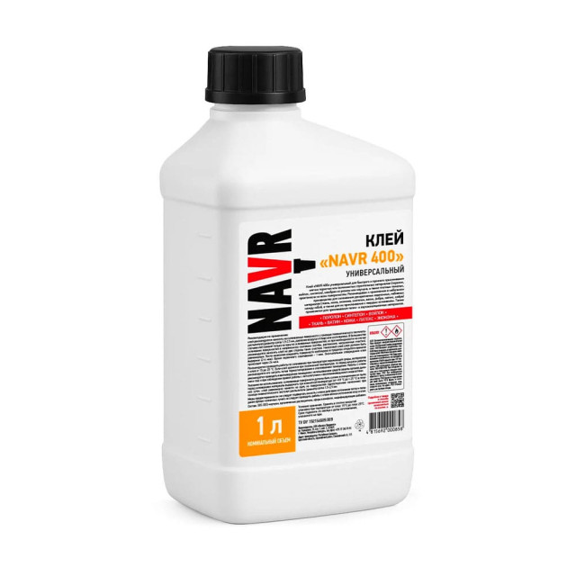 Клей универсальный Navr 400 прозрачный 1 л
