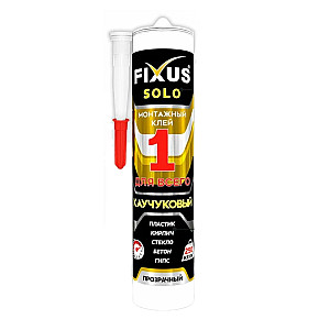 Клей монтажный Fixus Соло-250 прозрачный 000 280 мл