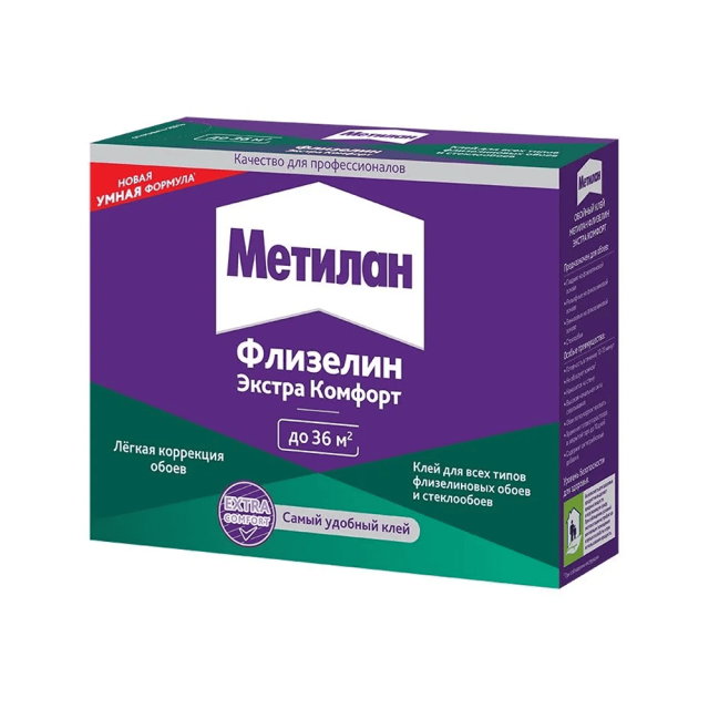 Клей обойный Metylan Флизелин Комфорт Экстра 200 г