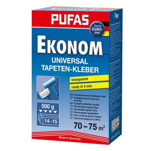 Клей обойный Pufas Ekonom Euro 3000 универсальный 500 г