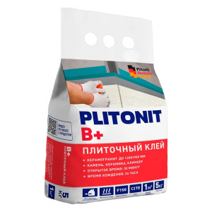 Клей для керамогранита Plitonit В+ 5 кг