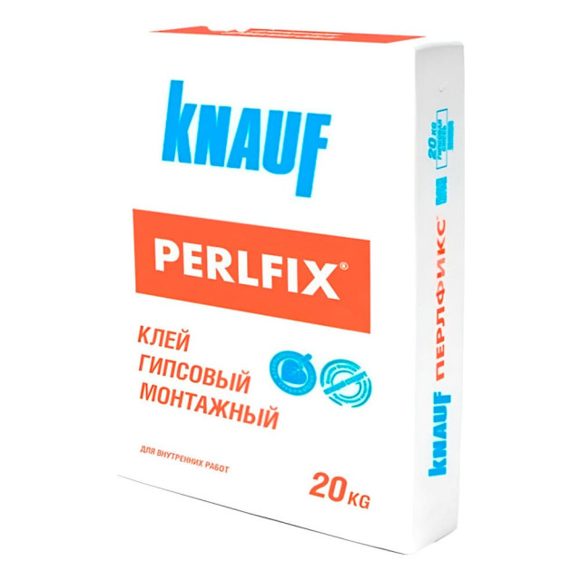 Клей гипсовый монтажный Knauf Перлфикс 20 кг